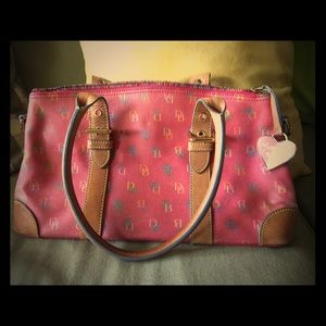 DOONEY & BOURKE canvas monogrammed handbag